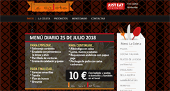 Desktop Screenshot of lacoleta.com